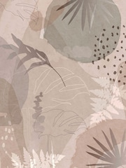 Art For The Home Neutral Abstract Leaf Fixed Size 3M Mural - Image 2 of 5