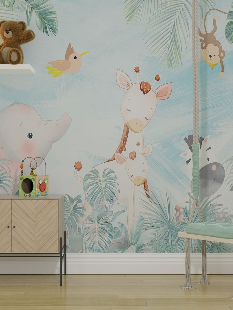 Art For The Home Blue Circle of Life Fixed Size 4M Mural - Image 1 of 3