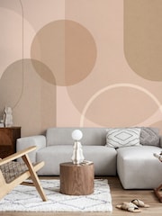 Art For The Home Neutral Arched Geo Muted Fixed Size 4M Mural - Image 1 of 5