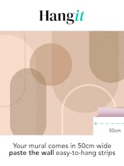 Art For The Home Neutral Arched Geo Muted Fixed Size 4M Mural - Image 3 of 5