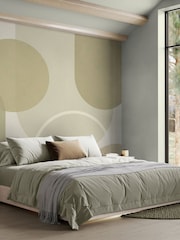 Art For The Home Sage Arched Geo Muted Fixed Size 4M Mural - Image 1 of 5
