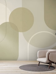 Art For The Home Sage Arched Geo Muted Fixed Size 4M Mural - Image 5 of 5