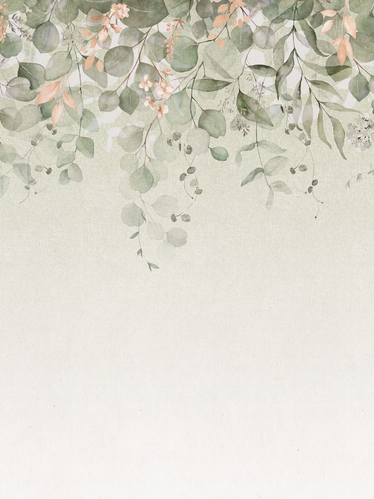 Art For The Home Sage Botanical Cascade Fixed Size 3M Mural - Image 2 of 5
