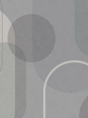 Art For The Home Blue Arched Geo Muted Fixed Size 4M Mural - Image 2 of 5