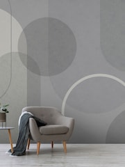 Art For The Home Blue Arched Geo Muted Fixed Size 4M Mural - Image 4 of 5