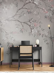 Art For The Home Grey Blossom Trail Fixed Size 3M Mural - Image 1 of 5