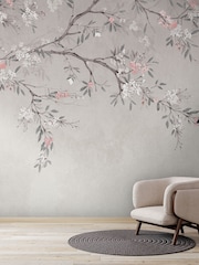 Art For The Home Grey Blossom Trail Fixed Size 3M Mural - Image 5 of 5