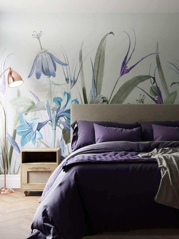 Art For The Home Duck Egg Flora Fixed Size 3M Mural - Image 1 of 3
