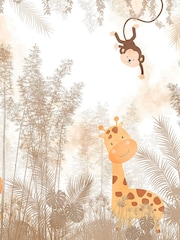 Art For The Home Natural Roarsome Fixed Size 3M Mural - Image 2 of 3