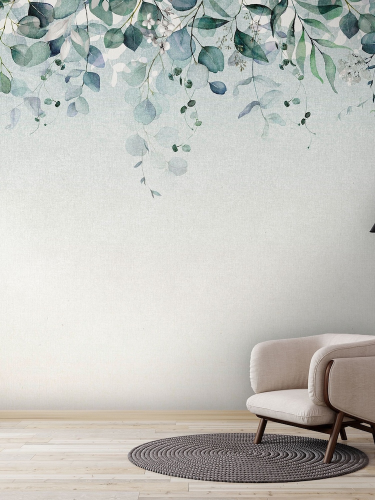 Art For The Home Duck Egg Botanical Cascade Fixed Size 3M Mural - Image 5 of 5
