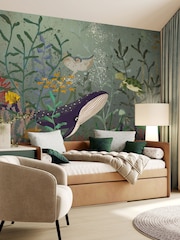 Art For The Home Blue Under The Sea Fixed Size 3M Mural - Image 1 of 5