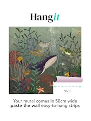 Art For The Home Blue Under The Sea Fixed Size 3M Mural - Image 3 of 5