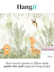Art For The Home Green Roarsome Fixed Size 3M Mural - Image 3 of 3