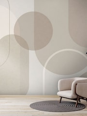 Art For The Home Grey Arched Geo Muted Fixed Size 4M Mural - Image 5 of 5