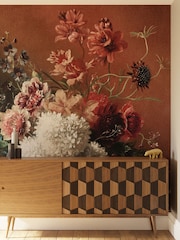 Art For The Home Mauve Flower Vase Fixed Size 2M Mural - Image 1 of 4