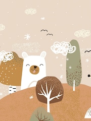Art For The Home Rust Scandi Animals Fixed Size 4M Mural - Image 2 of 3