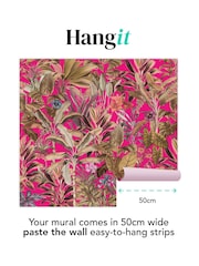 Art For The Home Hot Pink Funky Jungle Fixed Size 3M Mural - Image 3 of 3