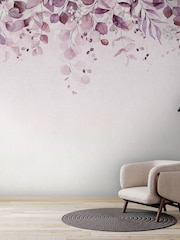 Art For The Home Purple Botanical Cascade Fixed Size 3M Mural - Image 5 of 5