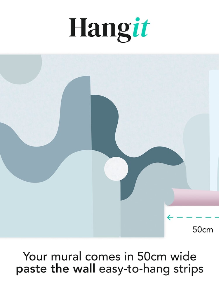 Art For The Home Blue The Wave Fixed Size 4M Mural - Image 3 of 3