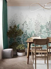 Art For The Home Emerald Leaf Silhouette Fixed Size 3M Mural - Image 1 of 5