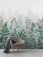 Art For The Home Emerald Leaf Silhouette Fixed Size 3M Mural - Image 4 of 5