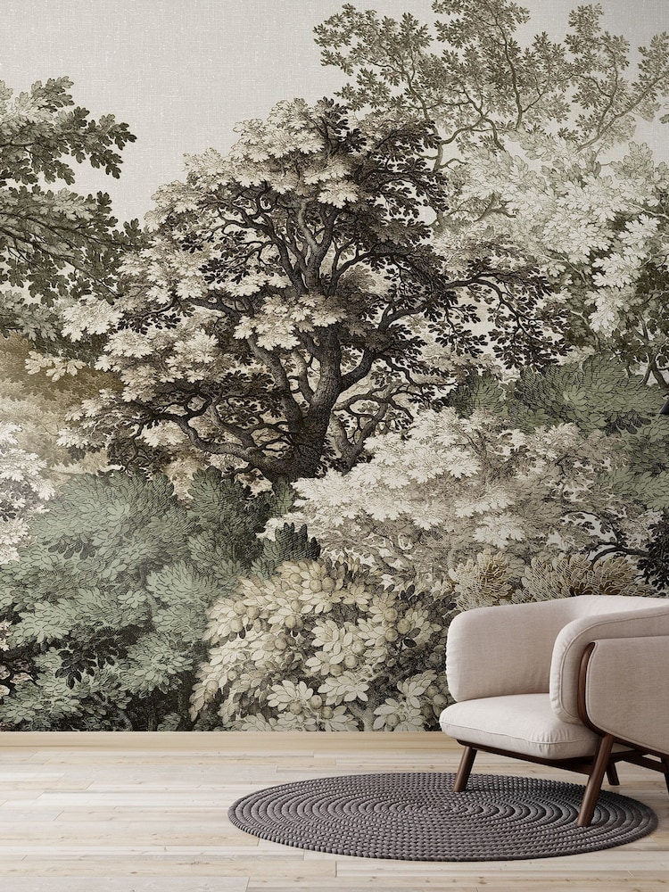 Art For The Home Natural Forest Canopy Fixed Size 3M Mural - Image 5 of 5 Art For The Home Natural Forest Canopy Fixed Size 3M Mural - Image 5 of 5