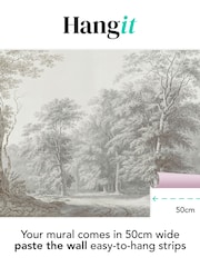 Art For The Home Neutral Stately Woodland Fixed Size 4M Mural - Image 3 of 3