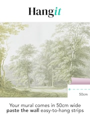 Art For The Home Sage Stately Woodland Fixed Size 4M Mural - Image 3 of 3