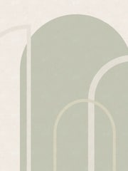 Art For The Home Sage Linear Arch Fixed Size 4M Mural - Image 2 of 3