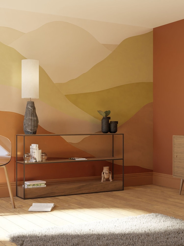 Art For The Home Terracotta Beyond The Horizon Fixed Size 3M Mural - Image 1 of 3 Art For The Home Terracotta Beyond The Horizon Fixed Size 3M Mural - Image 1 of 3