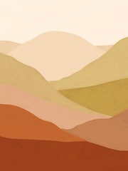 Art For The Home Terracotta Beyond The Horizon Fixed Size 3M Mural - Image 2 of 3