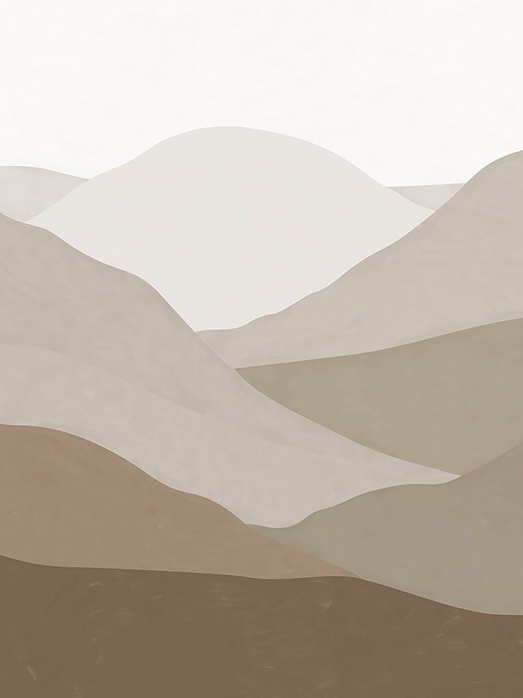 Art For The Home Greige Beyond The Horizon Fixed Size 3M Mural - Image 2 of 3