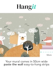 Art For The Home Ochre Scandi Animals Fixed Size 4M Mural - Image 3 of 3