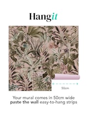 Art For The Home Blush Funky Jungle Fixed Size 3M Mural - Image 3 of 3