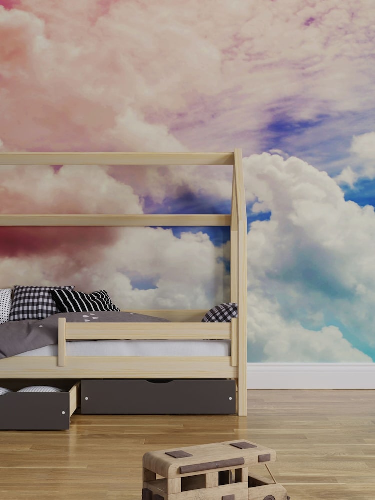 Art For The Home Pink Blue Day Dreamer Fixed Size 3M Mural - Image 1 of 3