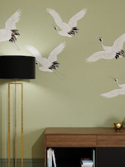 Art For The Home Sage Cranes In Flight Fixed Size 3M Mural - Image 1 of 3
