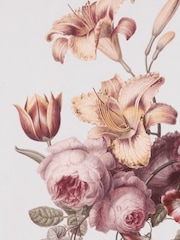 Art For The Home Grey Peach Antique Floral Fixed Size 2M Mural - Image 2 of 4