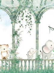 Art For The Home Green Animal Arch Fixed Size 4M Mural - Image 2 of 3
