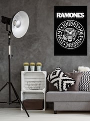Pyramid International Black Merch Traffic The Ramones Framed Maxi Poster - Image 1 of 3