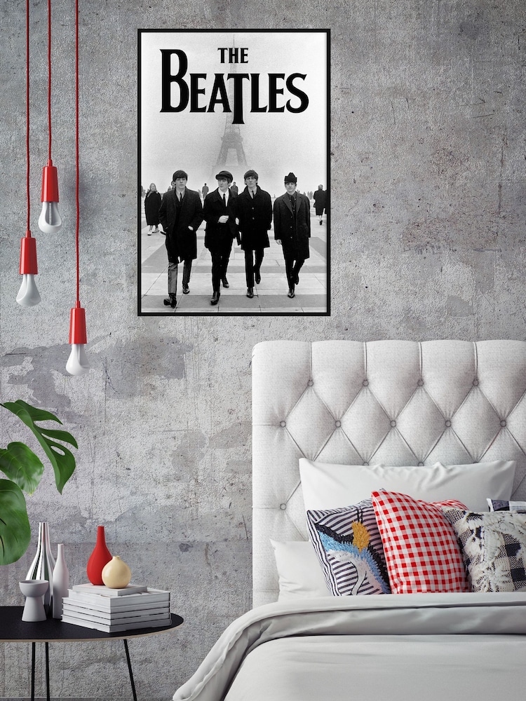 Pyramid International Grey The Beatles Eiffel Tower Framed Maxi Poster - Image 2 of 3