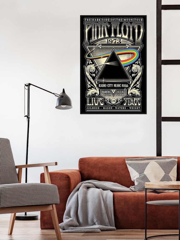 Pyramid International Black Pink Floyd 1973 Framed Maxi Poster - Image 1 of 3