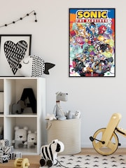Pyramid International Blue Sonic The Hedgehog Framed Maxi Poster - Image 1 of 3
