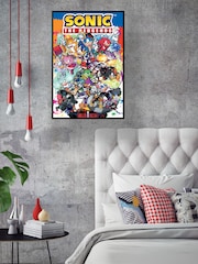 Pyramid International Blue Sonic The Hedgehog Framed Maxi Poster - Image 2 of 3