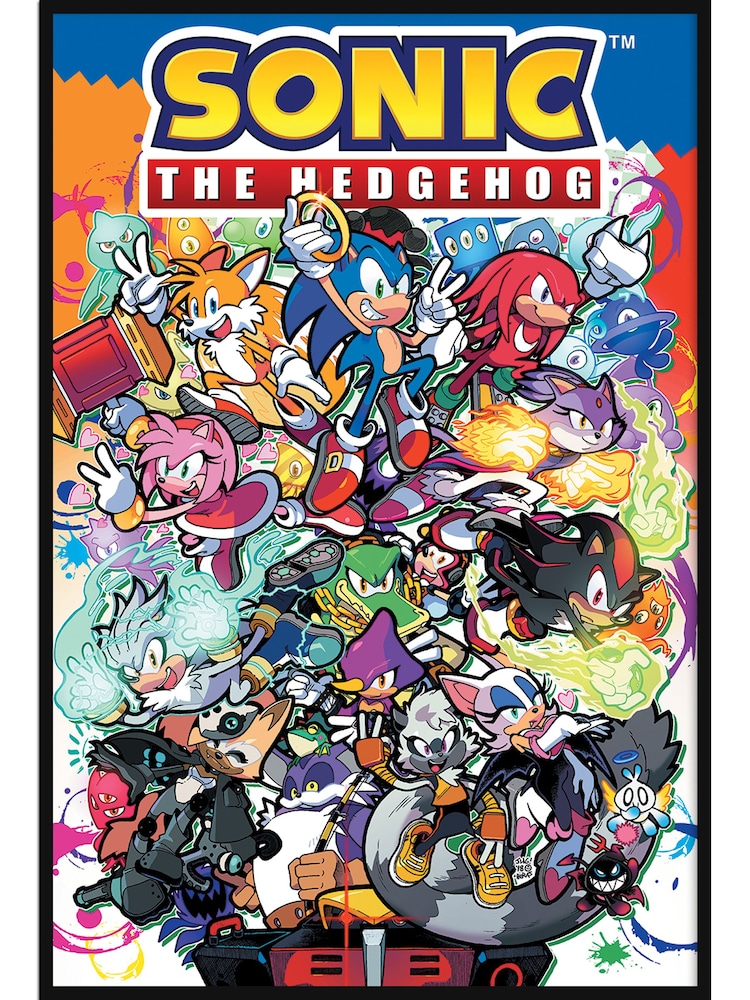 Pyramid International Blue Sonic The Hedgehog Framed Maxi Poster - Image 3 of 3