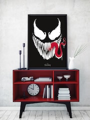Pyramid International Black Venom Face Framed Maxi Poster - Image 1 of 3