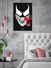 Pyramid International Black Venom Face Framed Maxi Poster - Image 2 of 3