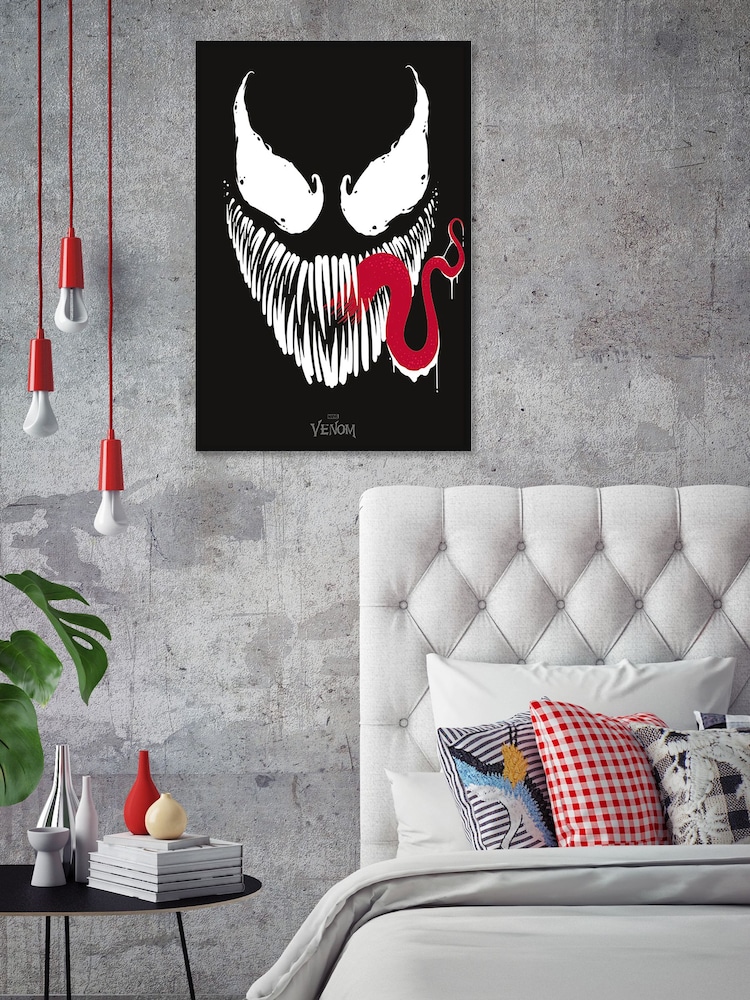 Pyramid International Black Venom Face Framed Maxi Poster - Image 2 of 3