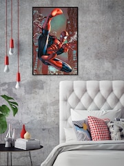 Pyramid International Red Spider-Man Web Sling Framed Maxi Poster - Image 1 of 2