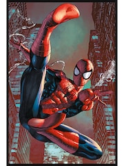 Pyramid International Red Spider-Man Web Sling Framed Maxi Poster - Image 2 of 2
