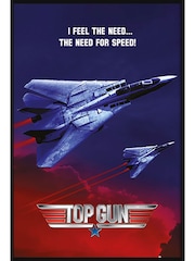 Pyramid International Red Top Gun The Need For Speed Framed Maxi Poster - Image 3 of 3